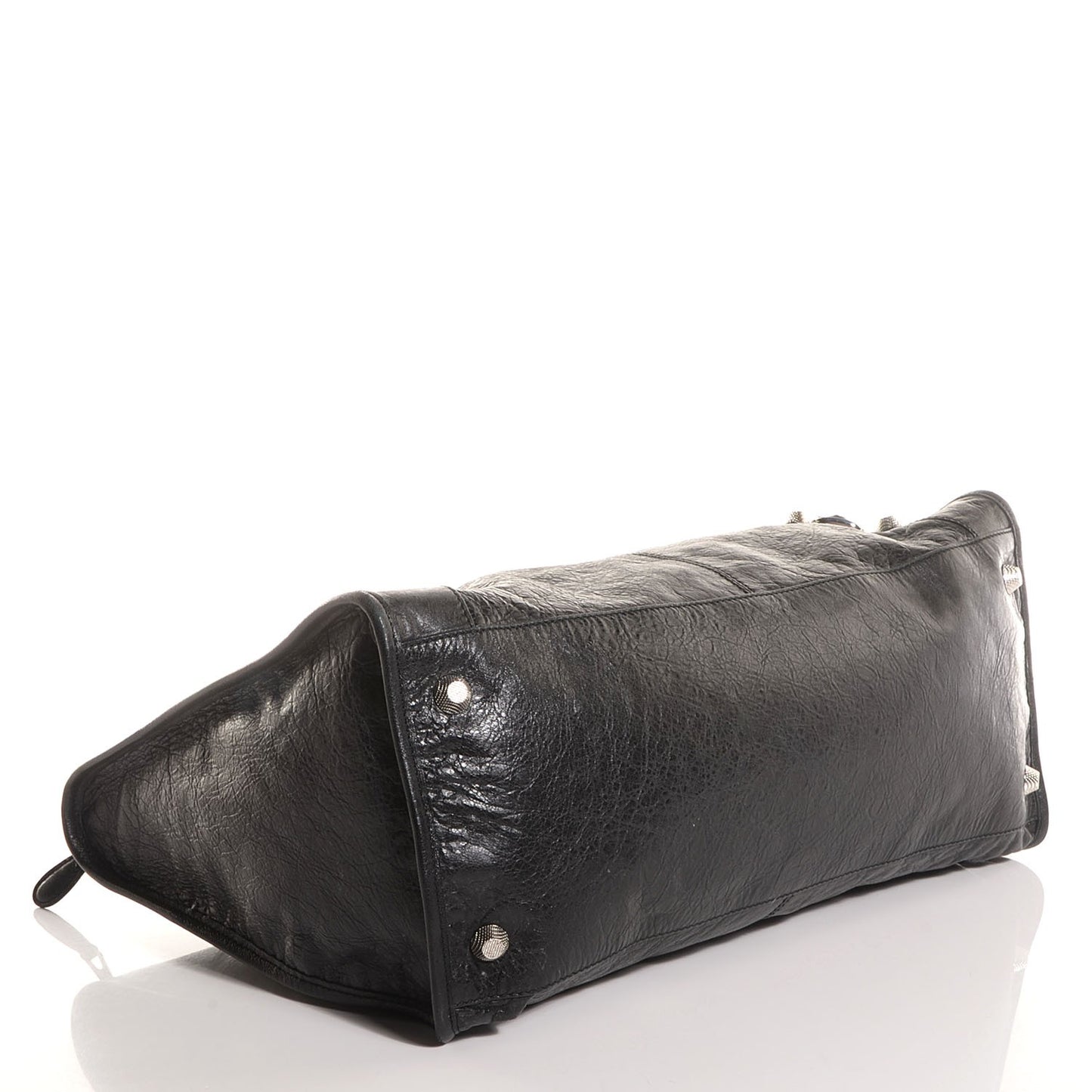 Agneau Giant 12 Silver Hardware Work Black