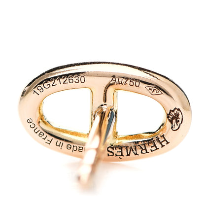 Hermes 18K Rose Gold TPM Farandole Stud Earrings 5 of 6