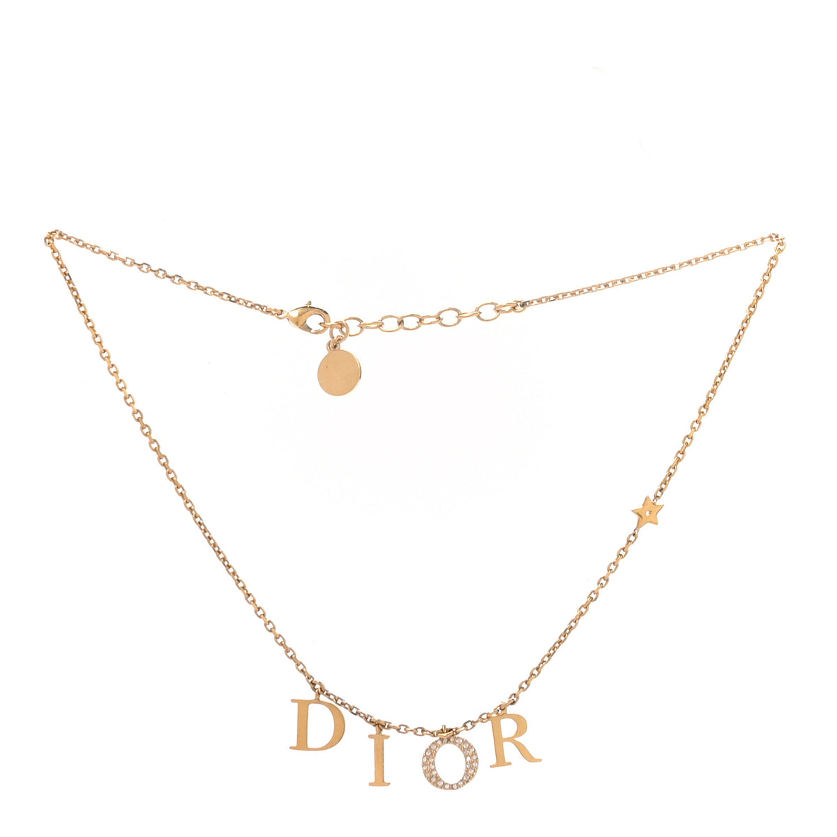 Crystal Dio(r)evolution Necklace Gold
