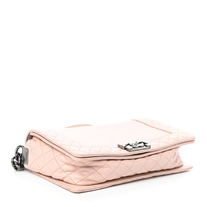 Chanel Calfskin New Medium Boy Reverso Flap Light Pink 4 of 10