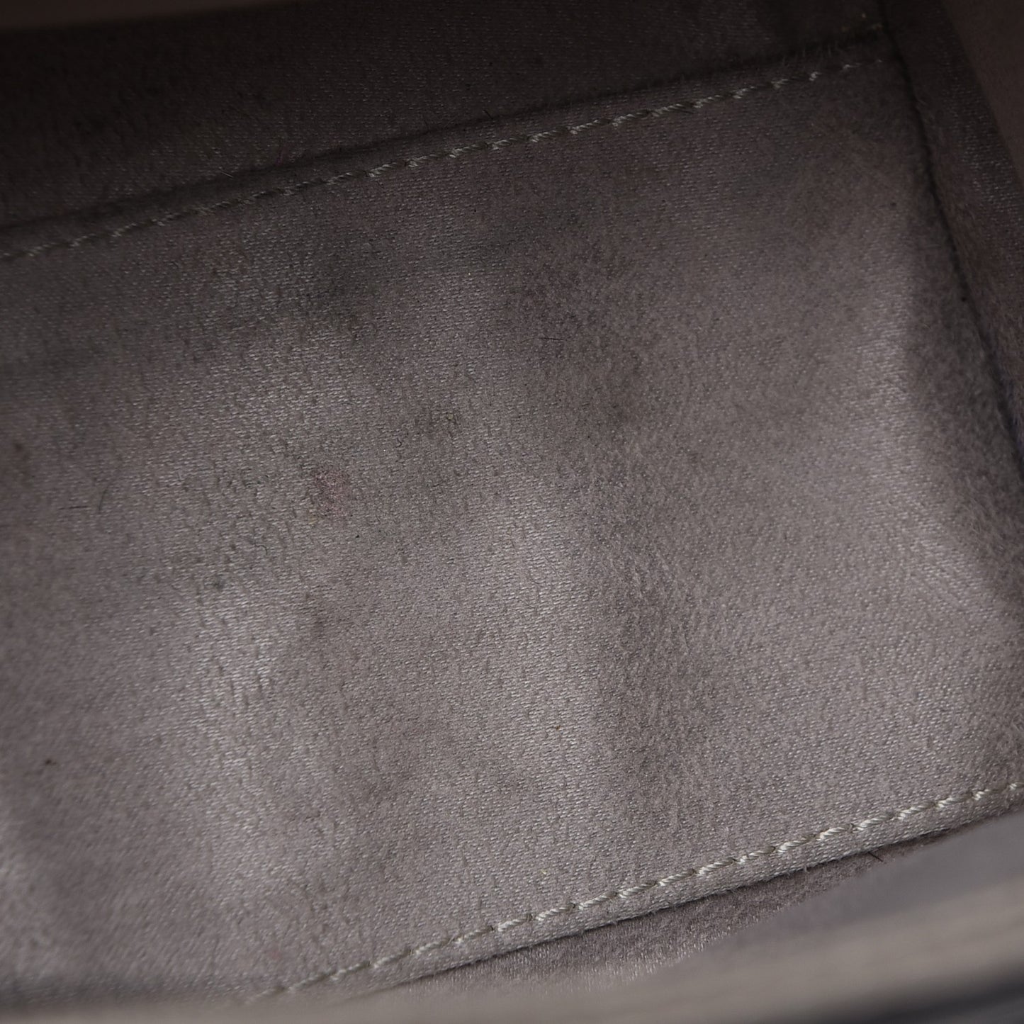 Drummed Calfskin Nano Luggage Dune