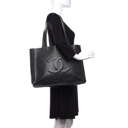Chanel Caviar CC Shoulder Bag Black 2 of 12
