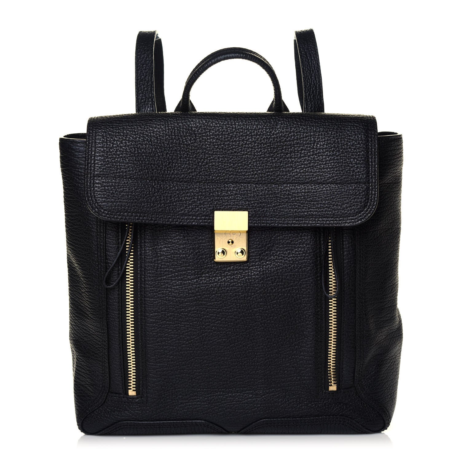 3.1 Phillip Lim Textured Calfskin Pashli Backpack Black 1 of 4