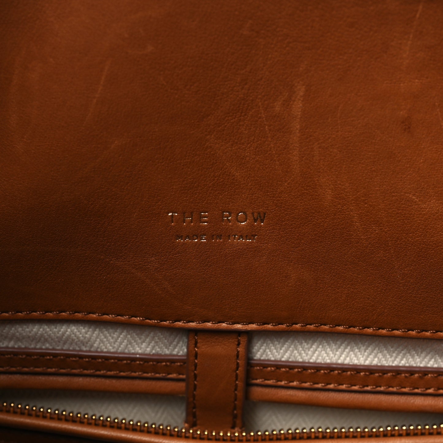 Polished Saddle Calfskin Soft Margaux 15 Cuir