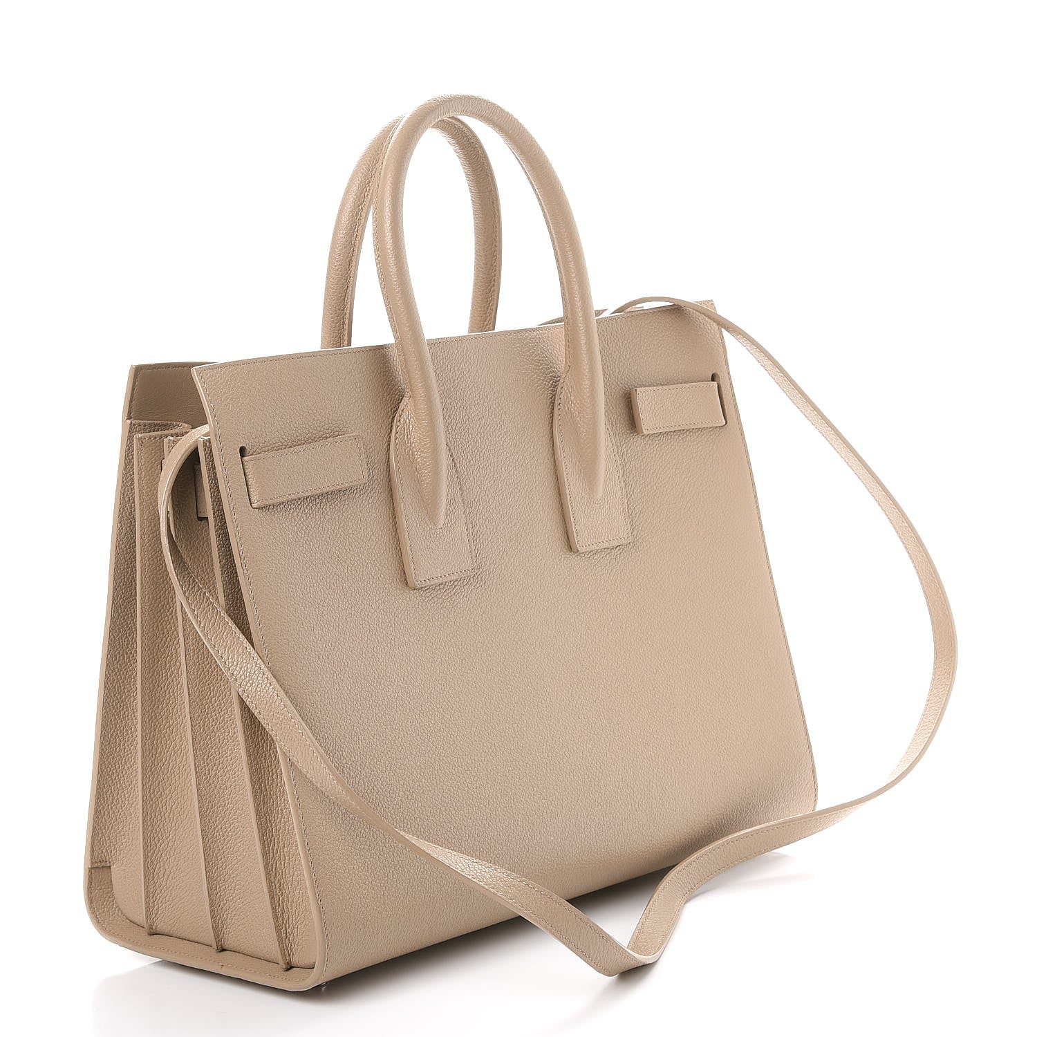 Saint Laurent Grained Calfskin Small Sac De Jour Nude Powder 3 of 11