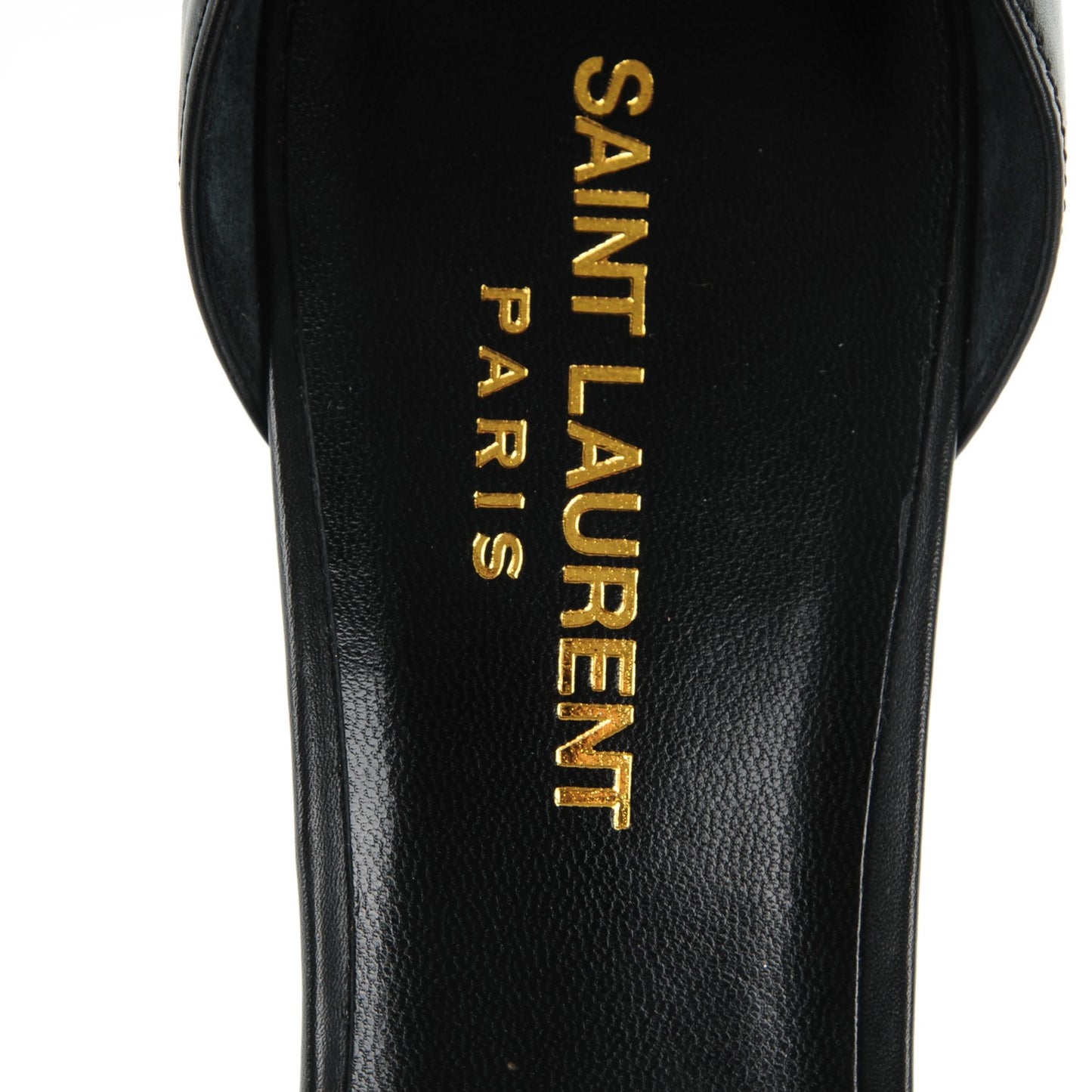 Calfskin Jane 105 Ankle Strap Sandals 38.5 Black