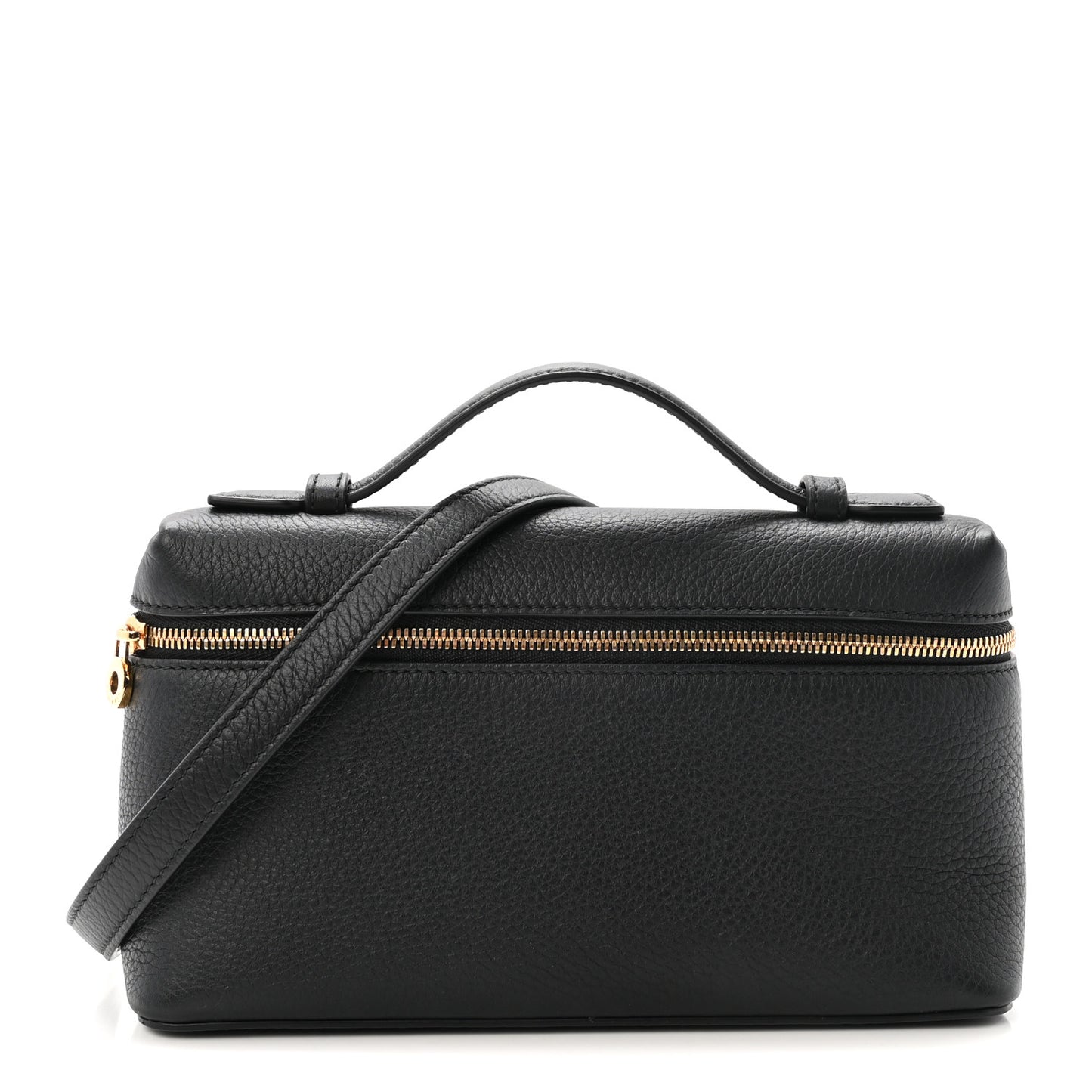 Grained Calfskin L19 Extra Pocket Pouch Black