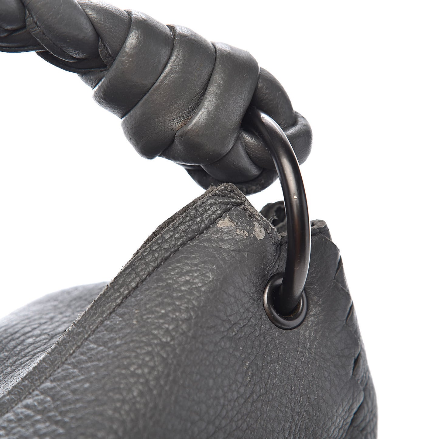 Cervo Braided Zip Hobo Ferro