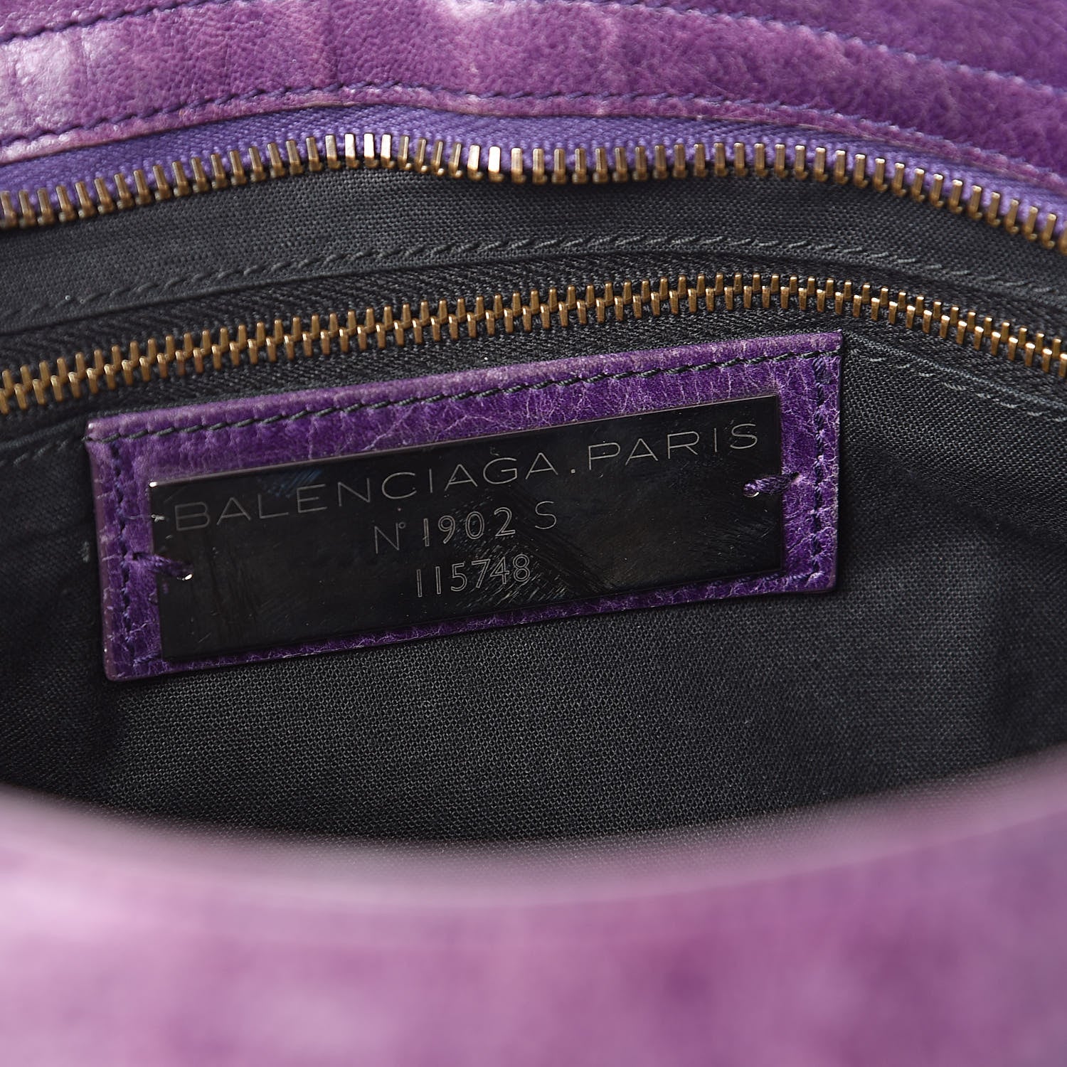 Balenciaga Agneau Classic Hardware City Raisin 6 of 11