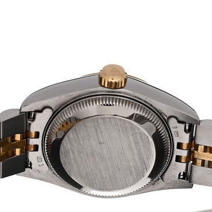 Rolex Stainless Steel 18K Yellow Gold Diamond 26mm Oyster Perpetual Datejust Watch Champagne 69173 4 of 4