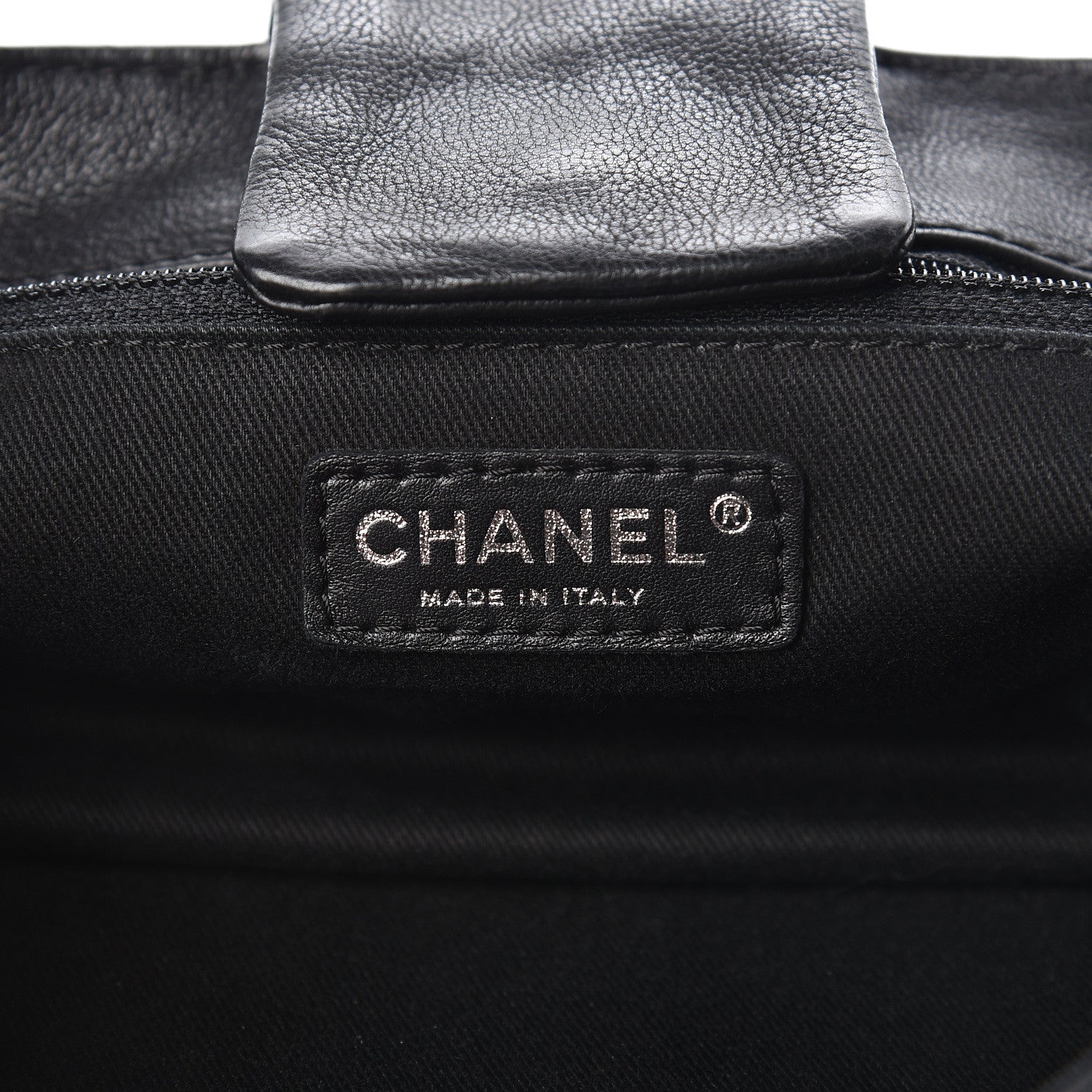 Chanel Calfskin Diamond Stitch Accordion Flap Black 6 of 11