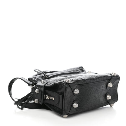 Balenciaga Agneau Giant 12 Silver Hardware Mini Mute City Black 4 of 8