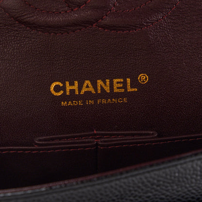 Chanel Caviar Quilted Medium Double Flap Black 6 of 9
