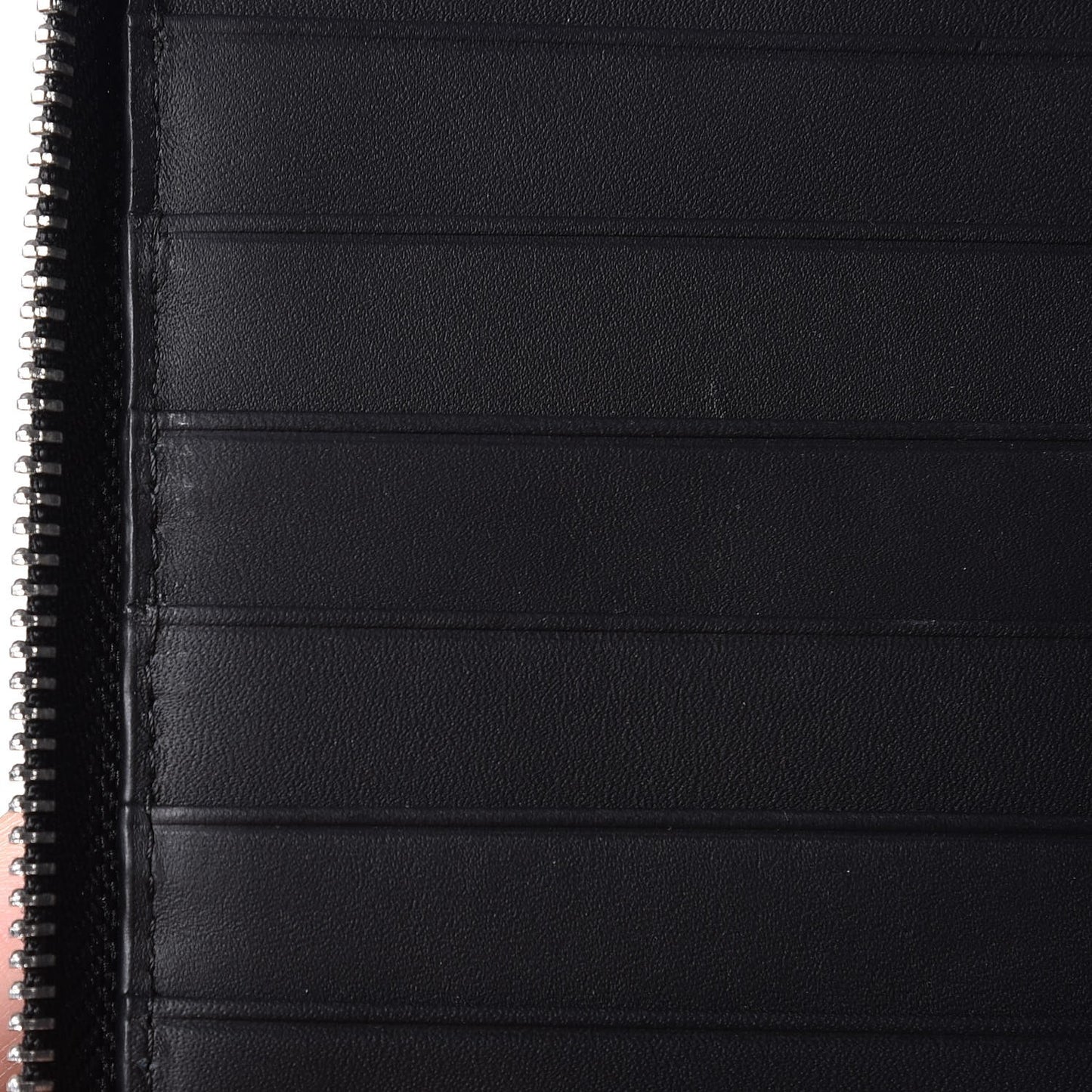 London Check Large Zip Around Wallet Charcoal