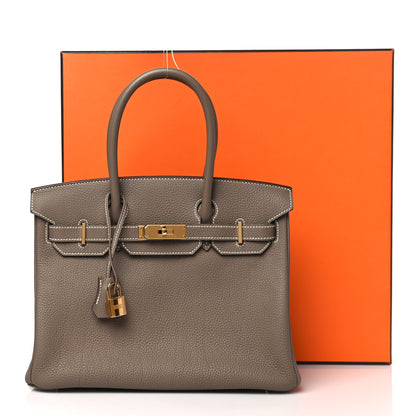 Hermes Togo Birkin 30 Etoupe 11 of 11