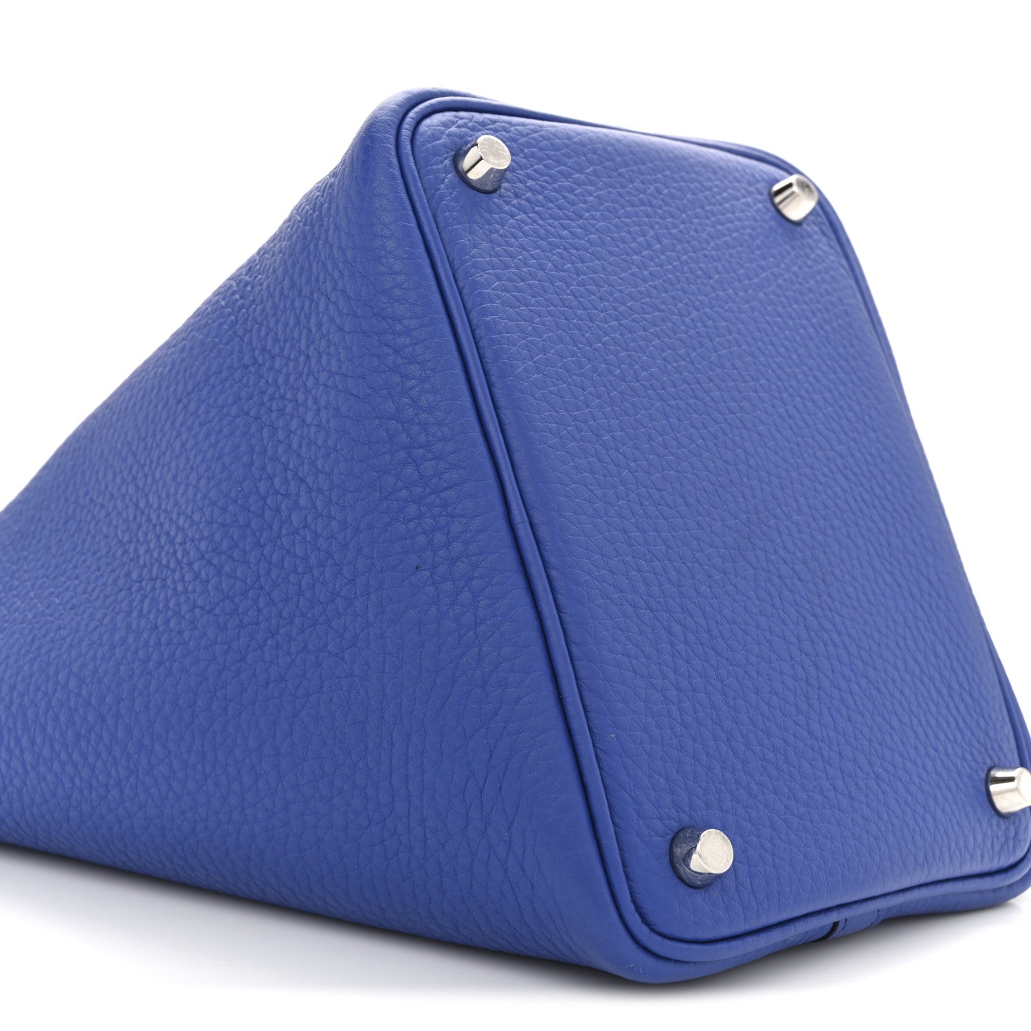 Hermes Taurillon Clemence Picotin Lock 18 PM Bleu Royal 9 of 12