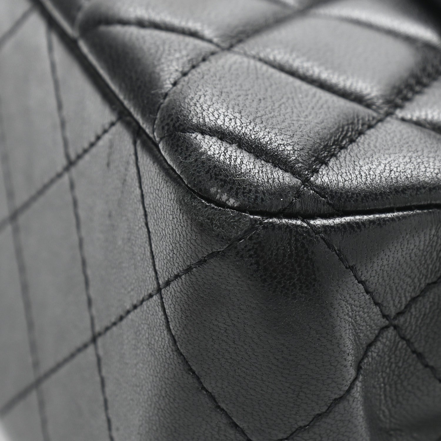 Chanel Lambskin Quilted Mini Rectangular Flap Black 7 of 13