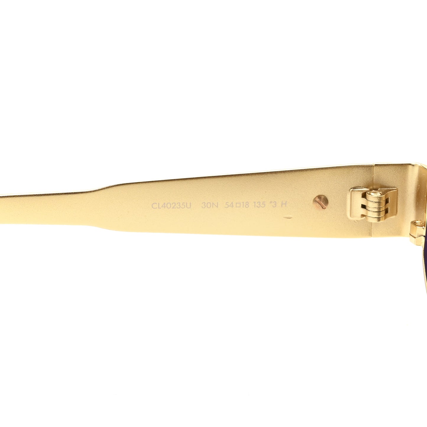 Metal Triomphe 01 Sunglasses CL40235U Gold Green
