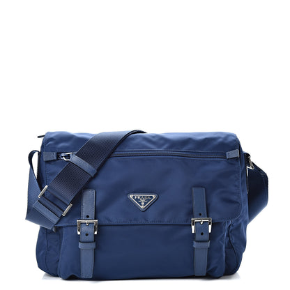 Prada Nylon Vela Messenger Bag Royal 1 of 13