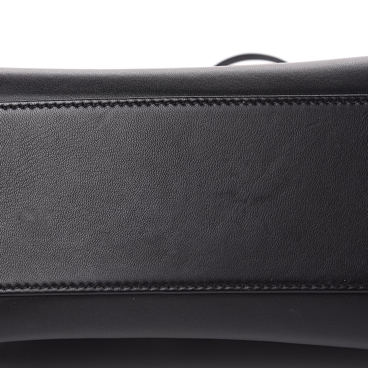 Nappa Waves Bi-Color Mini Peekaboo Iconic Satchel Black Turchese