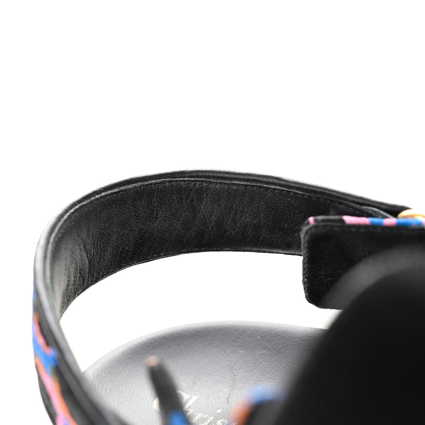 Technical Fabric Mizza Print DiorAct Sandals 39.5 Multicolor