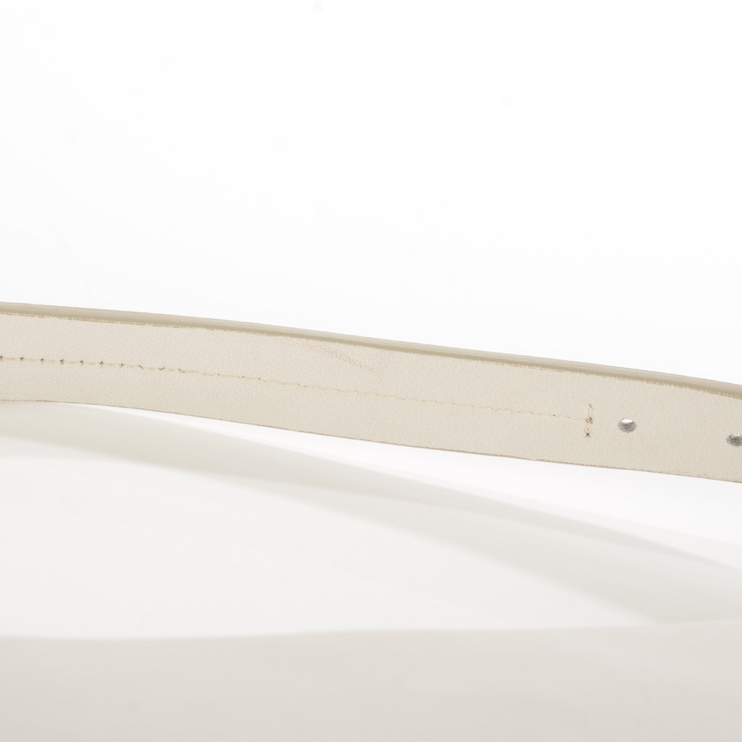 Celine Calfskin Large Clasp Shoulder Bag White 5 of 11