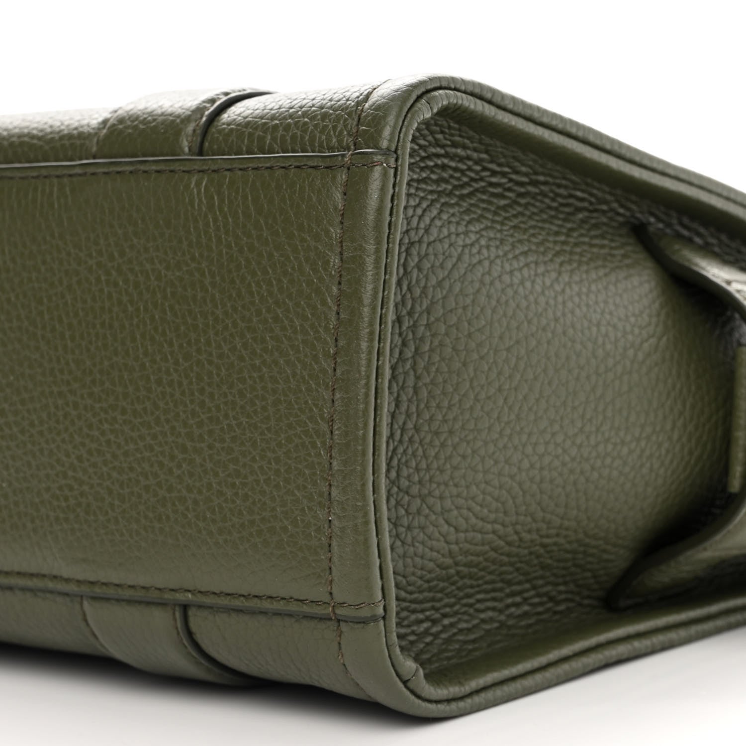 Marc Jacobs Grained Calfskin Small The Tote Bag Bronze Green 11 of 12