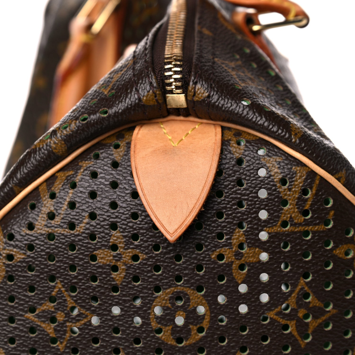 Louis Vuitton Monogram Perforated Speedy 30 Green 16 of 25