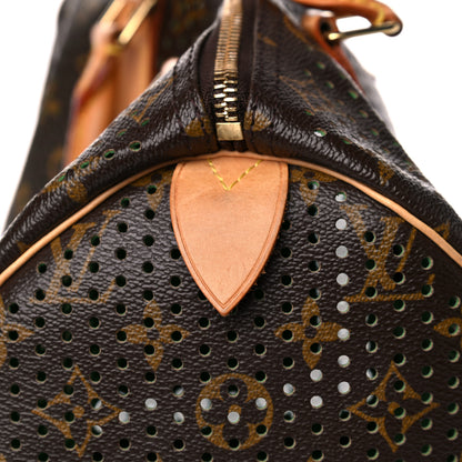 Louis Vuitton Monogram Perforated Speedy 30 Green 16 of 25