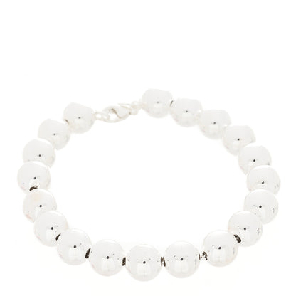 Tiffany Sterling Silver 10mm HardWear Ball Bracelet 1 of 5