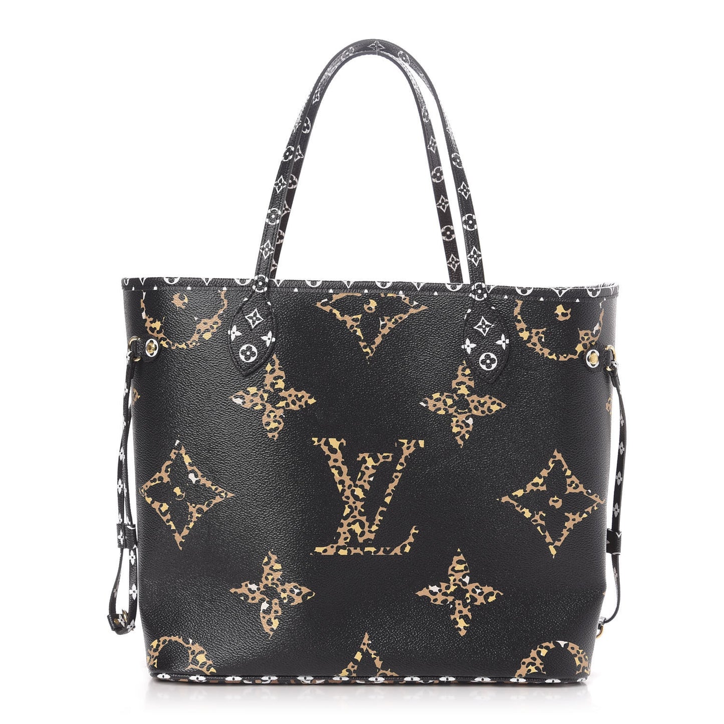 Monogram Giant Jungle Neverfull MM Black