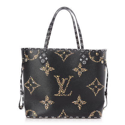 Louis Vuitton Monogram Giant Jungle Neverfull MM Black 1 of 10