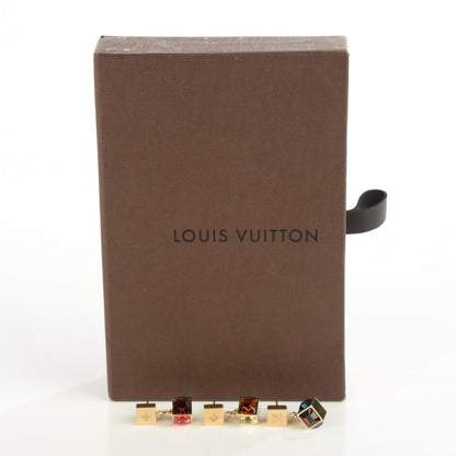 Louis Vuitton Swarovski Gamble Earring Set Sunset Gold 4 of 5