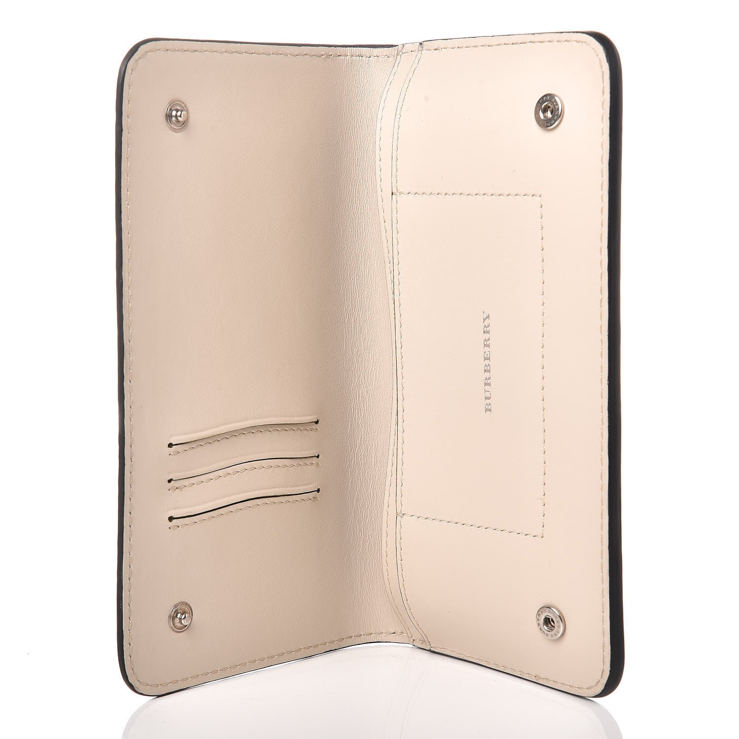 Burberry Calfskin Phone Wallet Sage Green 5 of 10