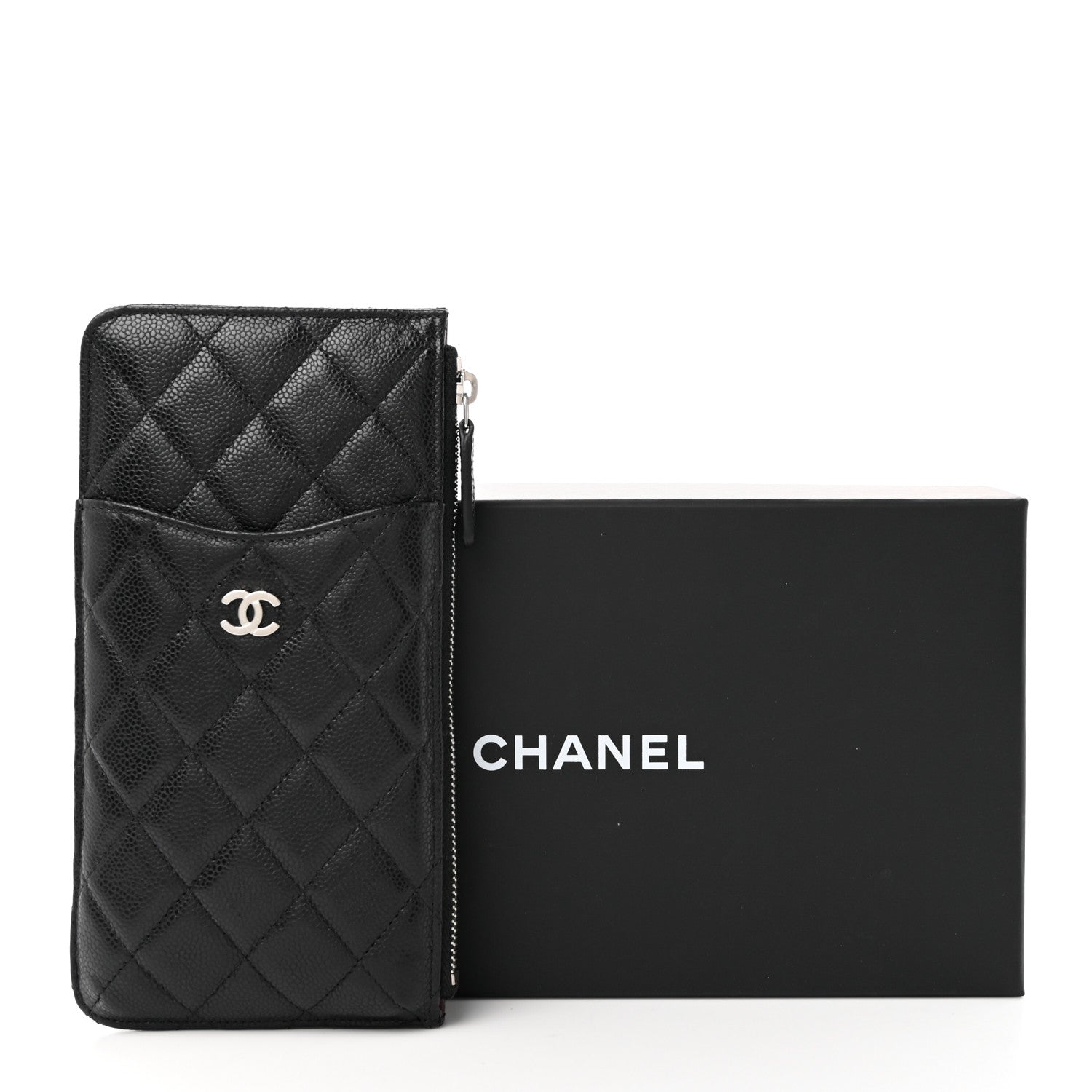 Chanel Caviar Quilted Classic iPhone Pouch Black 13 of 13