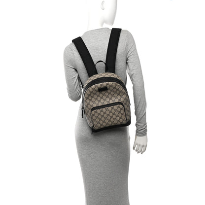 Gucci GG Supreme Monogram Small Eden Day Backpack Black 2 of 10