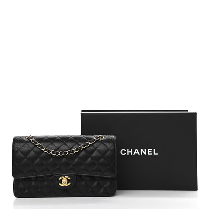 Chanel Caviar Quilted Medium Double Flap Black 11 of 11