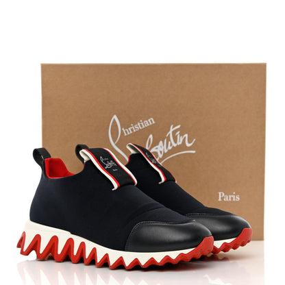 Christian Louboutin Neoprene Tiketa Flat Sneakers 39 Black 13 of 13