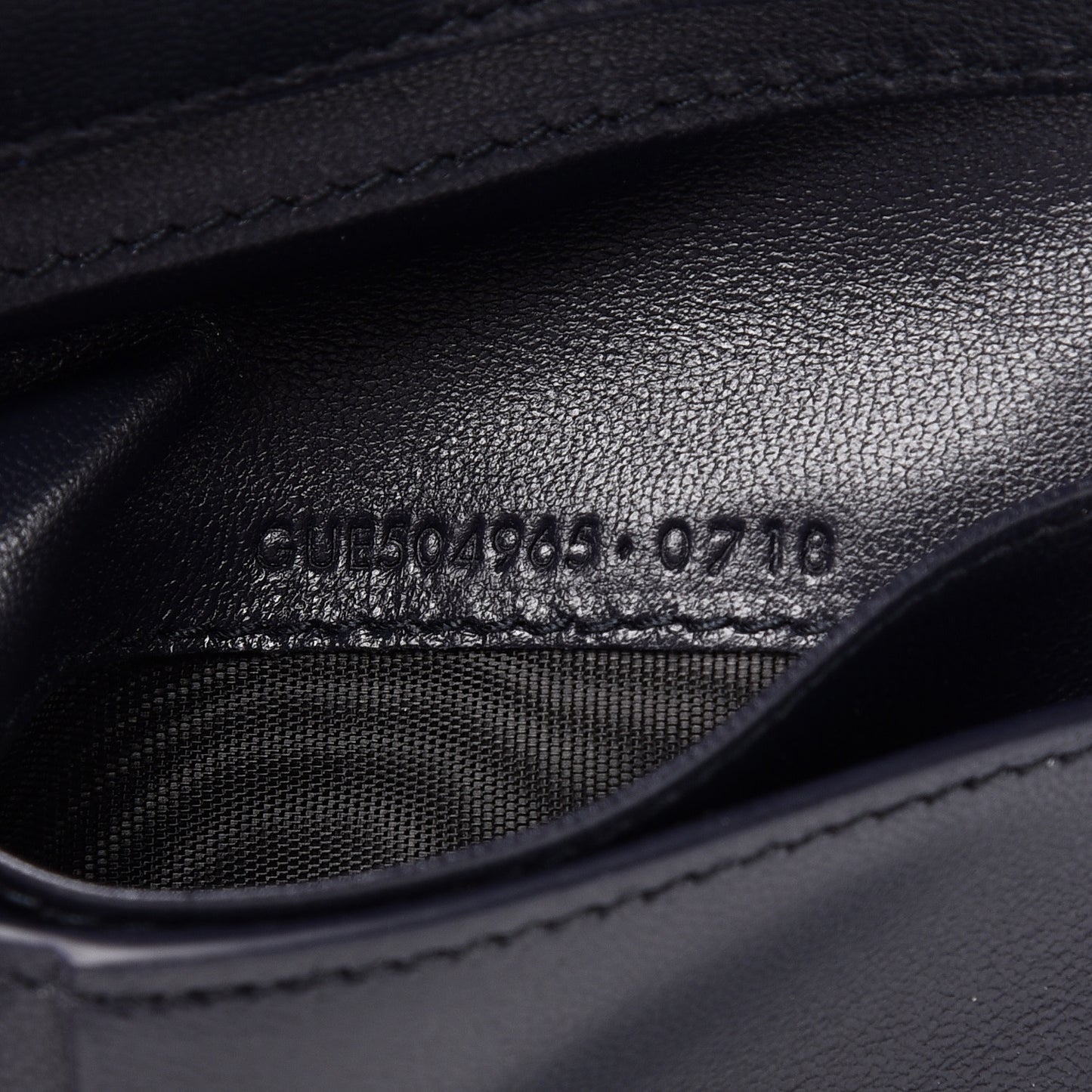 Lambskin Y Quilted Monogram Compact Loulou Wallet Navy