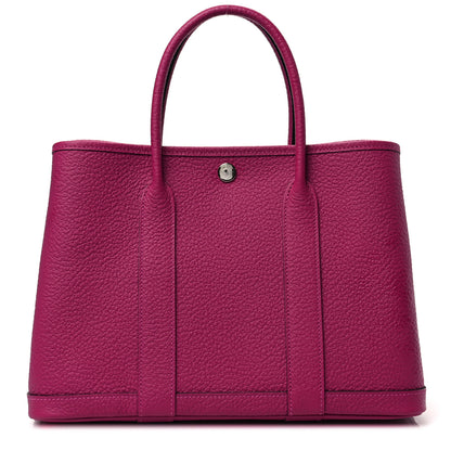 Hermes Vache Country Garden Party 30 TPM Rose Pourpre 1 of 7