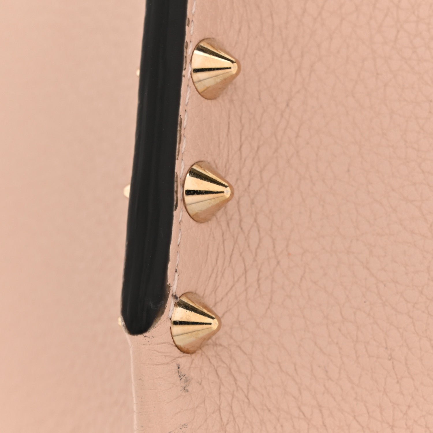 Christian Louboutin Calfskin Spiked Small Cabarock Shopper Tote Rose De Chine 10 of 10