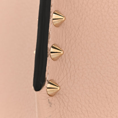 Christian Louboutin Calfskin Spiked Small Cabarock Shopper Tote Rose De Chine 10 of 10