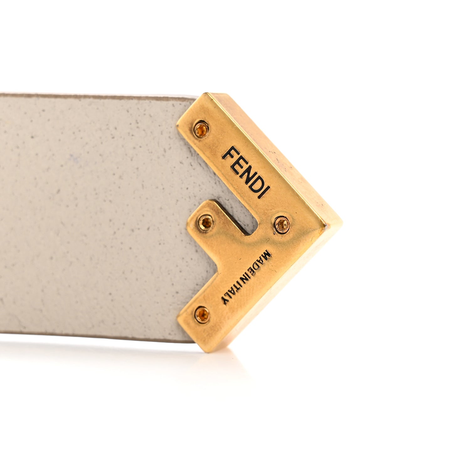 Cuoio Romano F logo Belt Tortora
