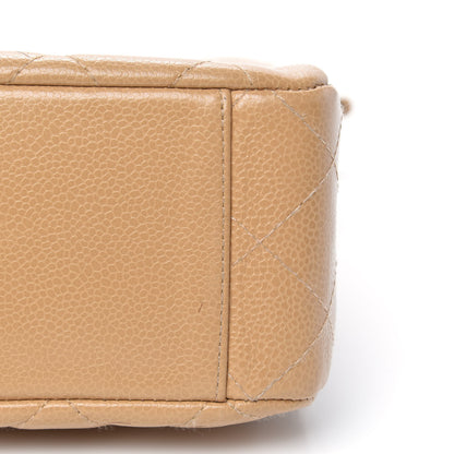 Chanel Caviar Quilted Small Single Flap Beige 13 of 14