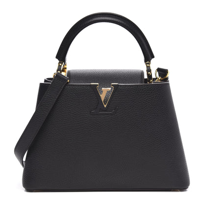 Louis Vuitton Taurillon Capucines BB Black 1 of 9