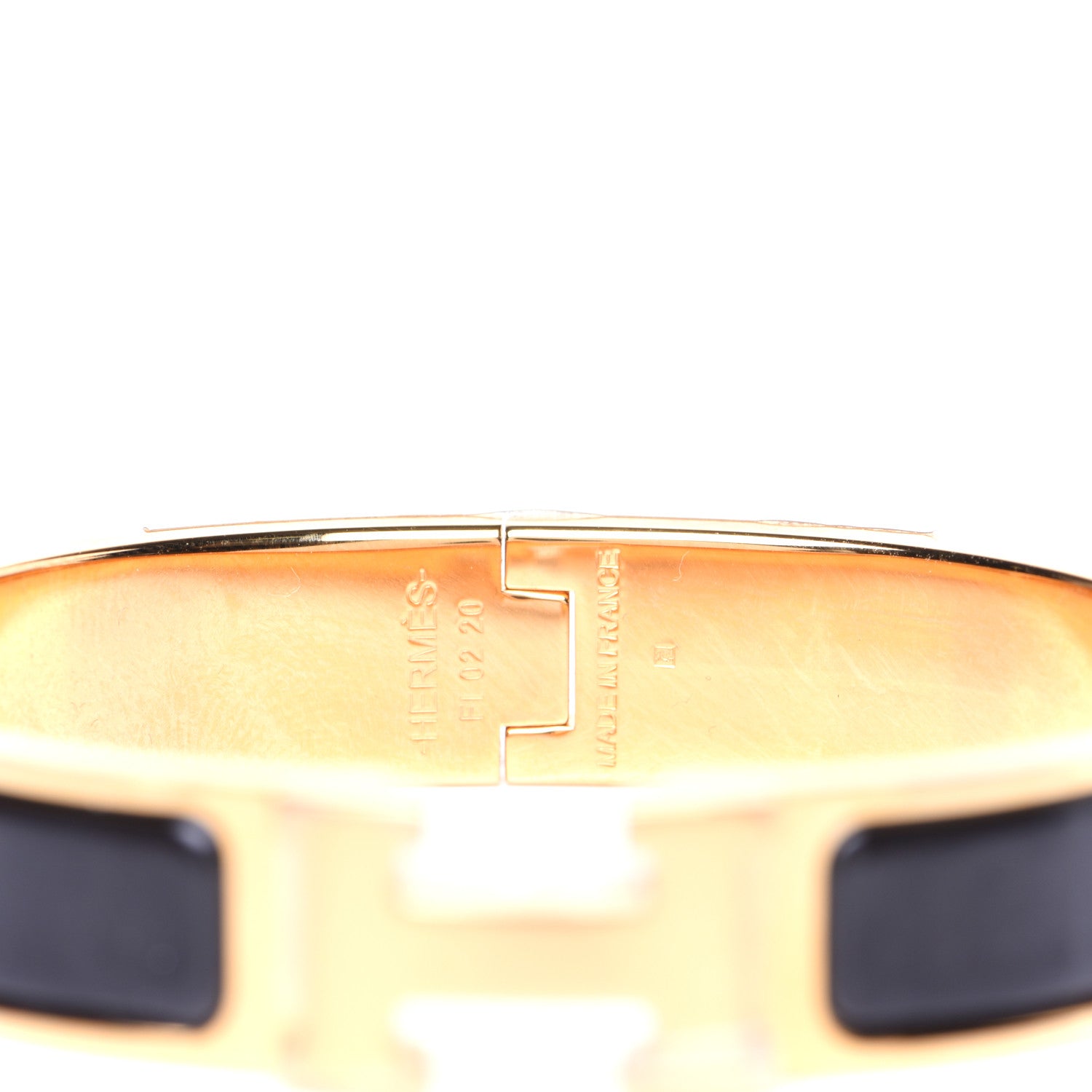 Hermes Enamel Narrow Clic Clac H Bracelet PM Black 10 of 13