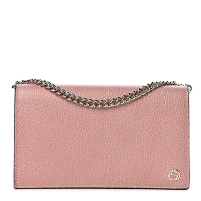 Gucci Dollar Calfskin Medium Betty Chain Wallet Soft Pink 1 of 9