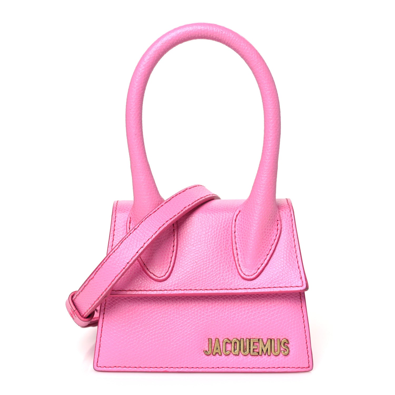 Jacquemus Grained Calfskin Le Chiquito Pink 1 of 10
