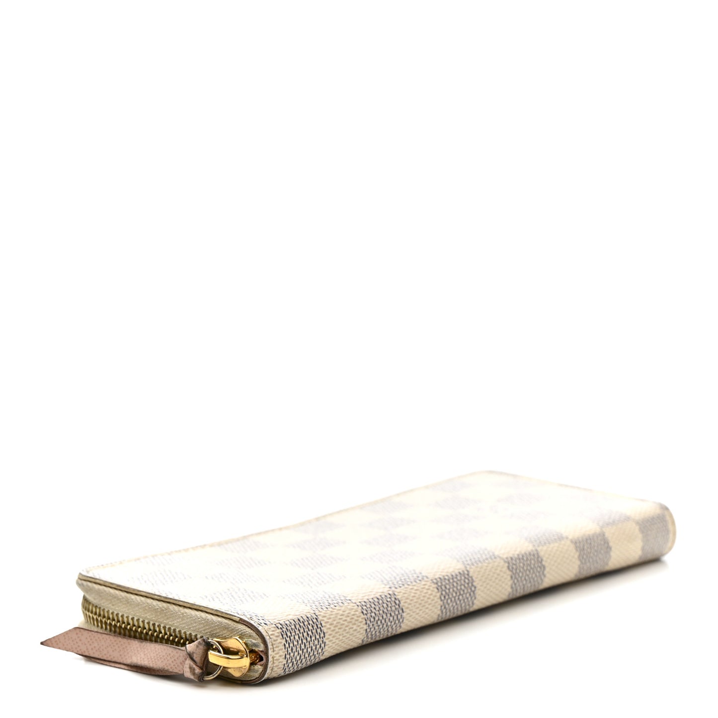 Damier Azur Clemence Wallet Rose Ballerine