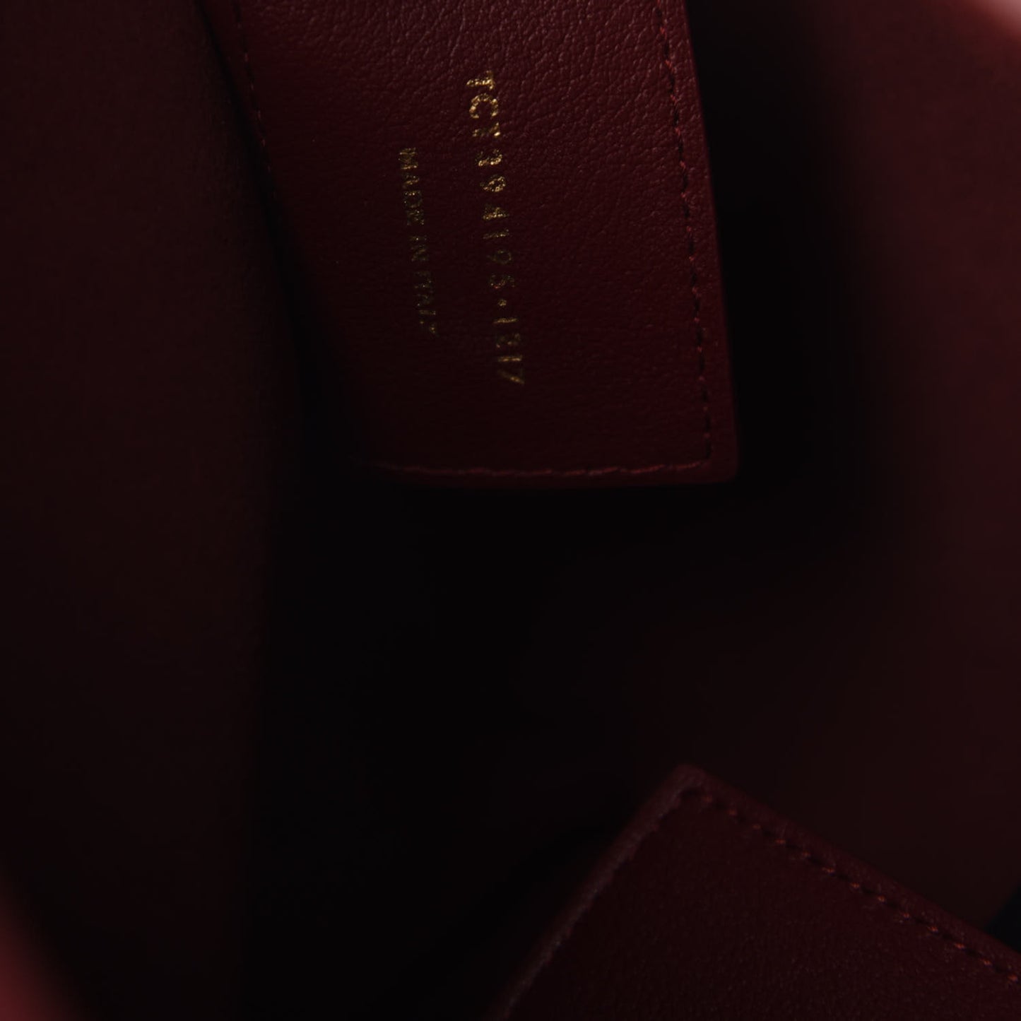 Calfskin Large Shopping Tote Rouge Legion